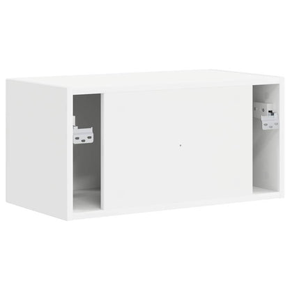 vidaXL TV Wall Cabinet White 60 x 31 x 29.5 cm Engineered Wood