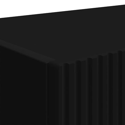 vidaXL TV Wall Cabinet 2 pcs Black 60 x 31 x 29.5 cm Engineered Wood