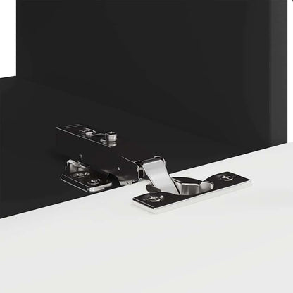 vidaXL TV Wall Cabinet 2 pcs Black 60 x 31 x 29.5 cm Engineered Wood
