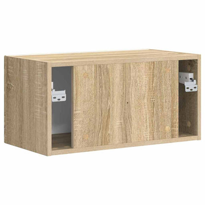 vidaXL TV Wall Cabinet Sonoma 60 x 31 x 29.5 cm Engineered Wood