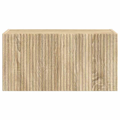 vidaXL TV Wall Cabinet Sonoma 60 x 31 x 29.5 cm Engineered Wood