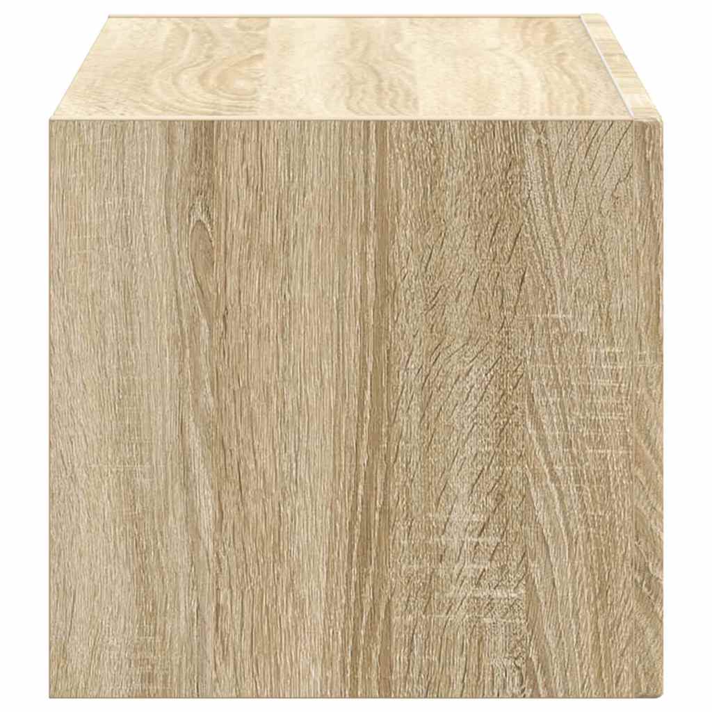 vidaXL TV Wall Cabinet Sonoma 60 x 31 x 29.5 cm Engineered Wood