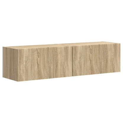 vidaXL TV Wall Cabinet 2 pcs Sonoma 60 x 31 x 29.5 cm Engineered Wood