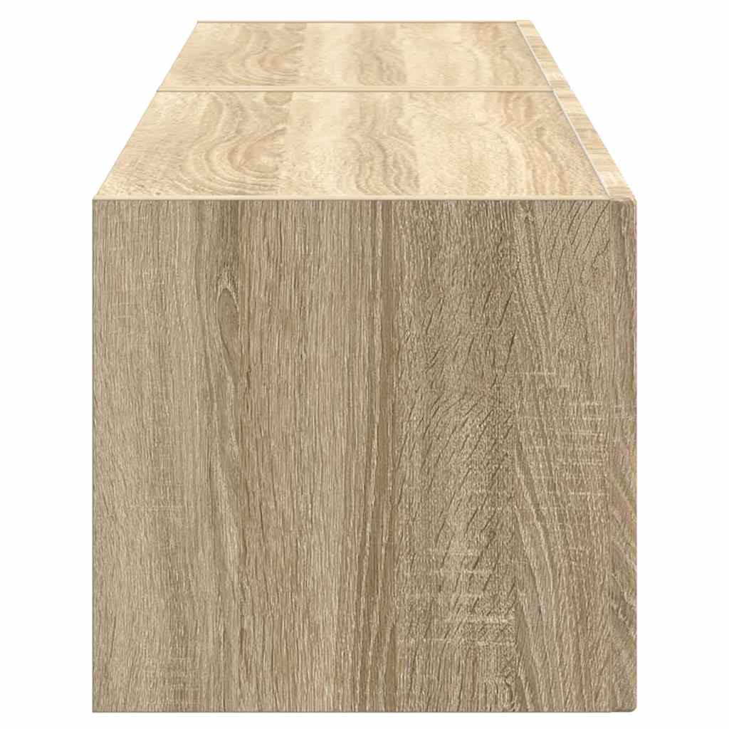 vidaXL TV Wall Cabinet 2 pcs Sonoma 60 x 31 x 29.5 cm Engineered Wood