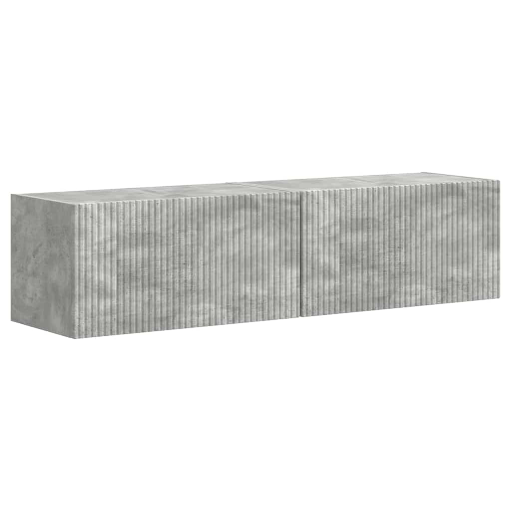 vidaXL TV Wall Cabinet Wall-mounted 2 pcs Concerte 60 x 31 x 29.5 cm