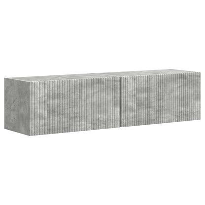 vidaXL TV Wall Cabinet Wall-mounted 2 pcs Concerte 60 x 31 x 29.5 cm