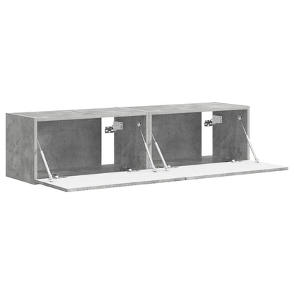 vidaXL TV Wall Cabinet Wall-mounted 2 pcs Concerte 60 x 31 x 29.5 cm