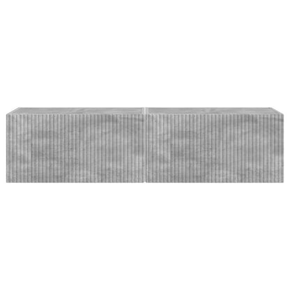 vidaXL TV Wall Cabinet Wall-mounted 2 pcs Concerte 60 x 31 x 29.5 cm