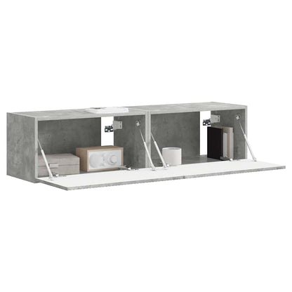 vidaXL TV Wall Cabinet Wall-mounted 2 pcs Concerte 60 x 31 x 29.5 cm
