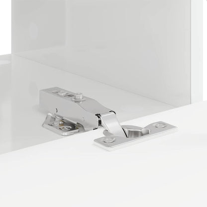 vidaXL TV Wall Cabinet Gloss White 60 x 31 x 29.5 cm Engineered Wood
