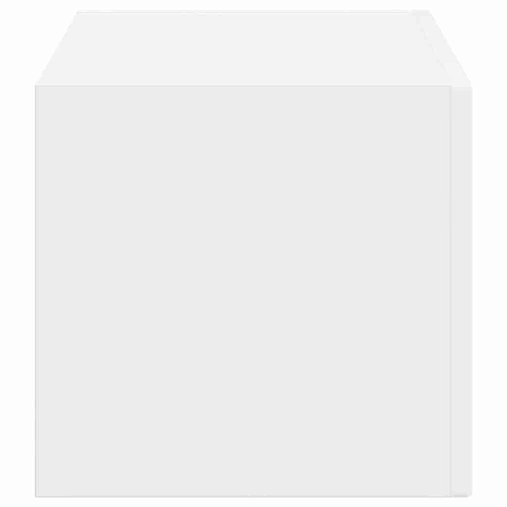 vidaXL TV Wall Cabinet Gloss White 60 x 31 x 29.5 cm Engineered Wood