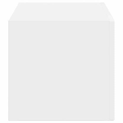 vidaXL TV Wall Cabinet Gloss White 60 x 31 x 29.5 cm Engineered Wood
