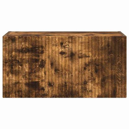 vidaXL TV Wall Cabinet Smoked Oak 60 x 31 x 29.5 cm Engineered Wood