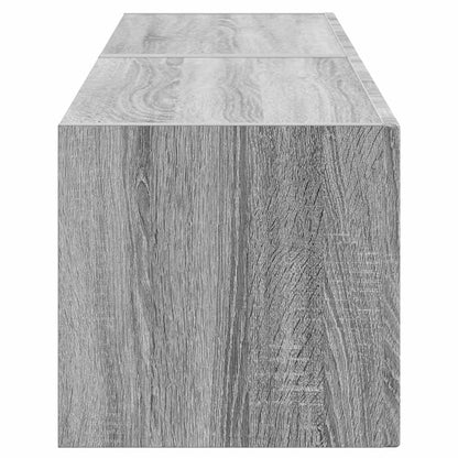 vidaXL TV Wall Cabinet 2 pcs Grey Sonoma 60 x 31 x 29.5 cm