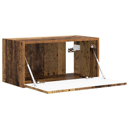vidaXL TV Wall Cabinet Old Wood 60 x 31 x 29.5 cm Engineered Wood