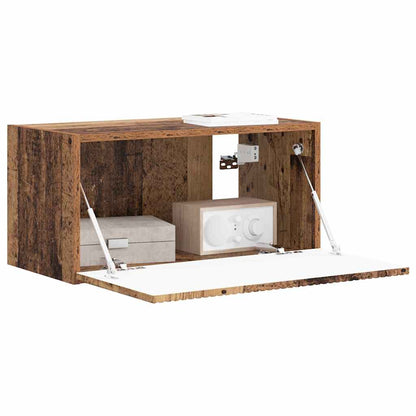 vidaXL TV Wall Cabinet Old Wood 60 x 31 x 29.5 cm Engineered Wood