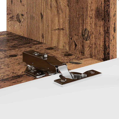 vidaXL TV Wall Cabinet Wall-mounted 2 pcs Old Wood 60 x 31 x 29.5 cm
