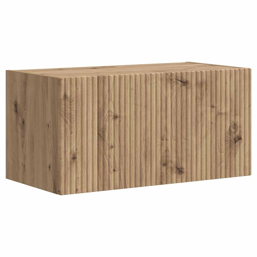 vidaXL TV Wall Cabinet Artisian Oak 60 x 31 x 29.5 cm Engineered Wood