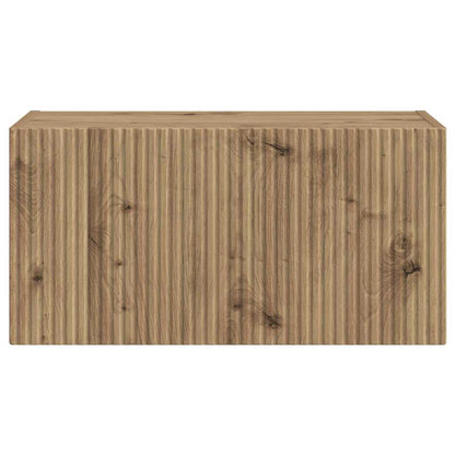 vidaXL TV Wall Cabinet Artisian Oak 60 x 31 x 29.5 cm Engineered Wood