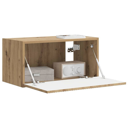 vidaXL TV Wall Cabinet Artisian Oak 60 x 31 x 29.5 cm Engineered Wood