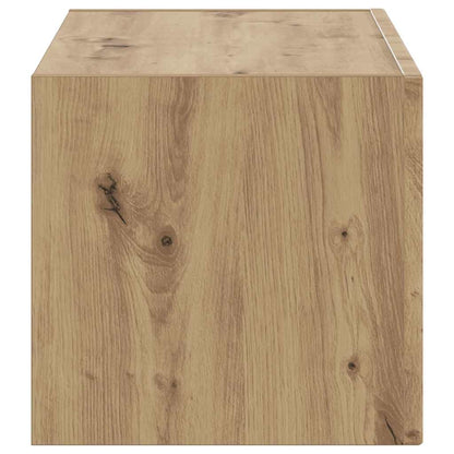 vidaXL TV Wall Cabinet Artisian Oak 60 x 31 x 29.5 cm Engineered Wood
