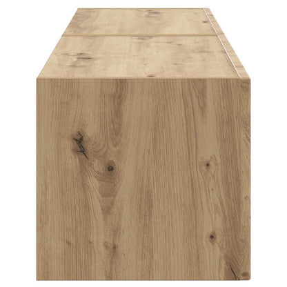 vidaXL TV Wall Cabinet 2 pcs Artisian Oak Engineered Wood
