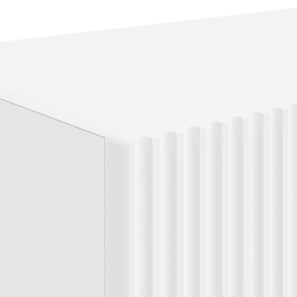 vidaXL TV Wall Cabinet White 78.5 x 31 x 29.5 cm Engineered Wood