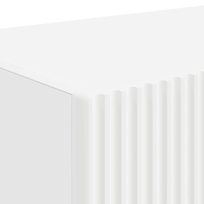 vidaXL TV Wall Cabinet White 78.5 x 31 x 29.5 cm Engineered Wood