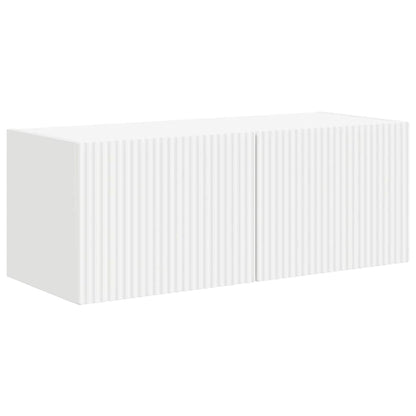 vidaXL TV Wall Cabinet White 78.5 x 31 x 29.5 cm Engineered Wood