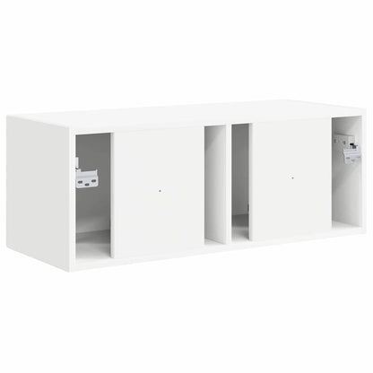 vidaXL TV Wall Cabinet White 78.5 x 31 x 29.5 cm Engineered Wood