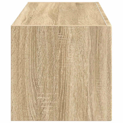 vidaXL TV Wall Cabinet Sonoma 78.5 x 31 x 29.5 cm Engineered Wood
