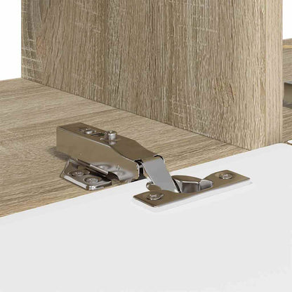 vidaXL TV Wall Cabinet Wall-mounted 2 pcs Sonoma 78.5 x 31 x 29.5 cm