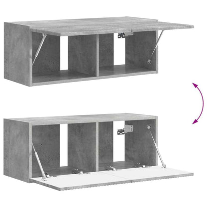 vidaXL TV Wall Cabinet Concerte 78.5 x 31 x 29.5 cm Engineered Wood