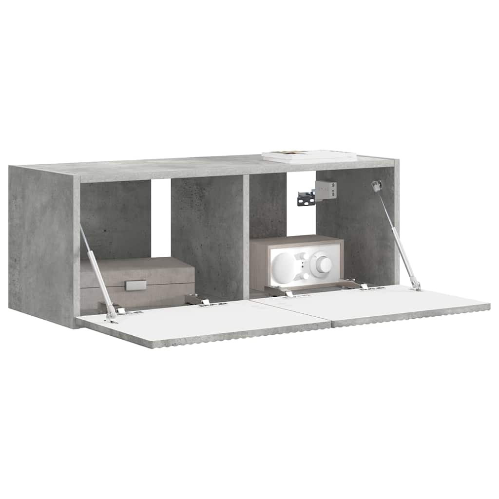 vidaXL TV Wall Cabinet Concerte 78.5 x 31 x 29.5 cm Engineered Wood