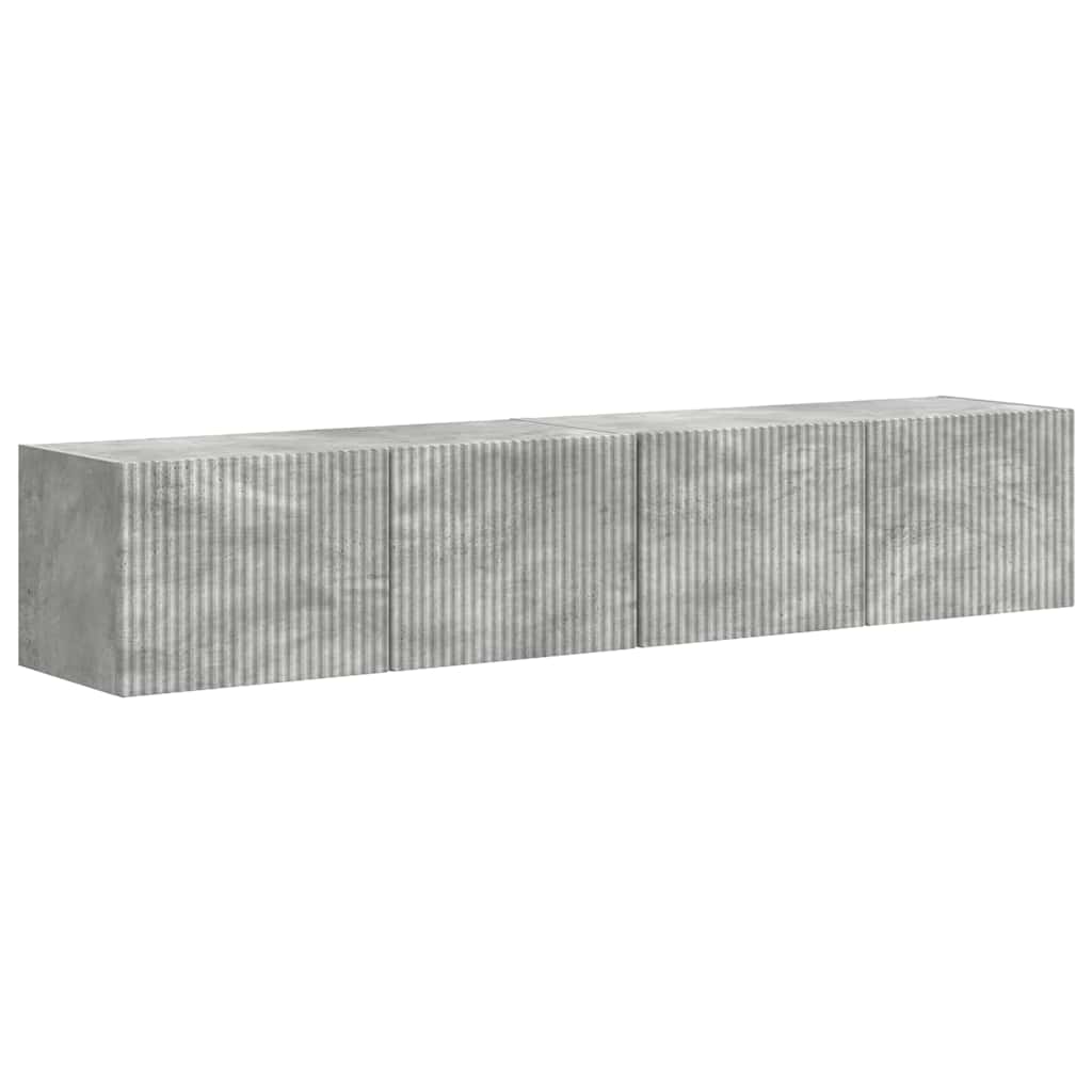 vidaXL TV Wall Cabinet Wall-mounted 2 pcs Concerte 78.5 x 31 x 29.5 cm