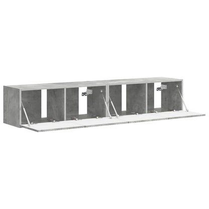 vidaXL TV Wall Cabinet Wall-mounted 2 pcs Concerte 78.5 x 31 x 29.5 cm