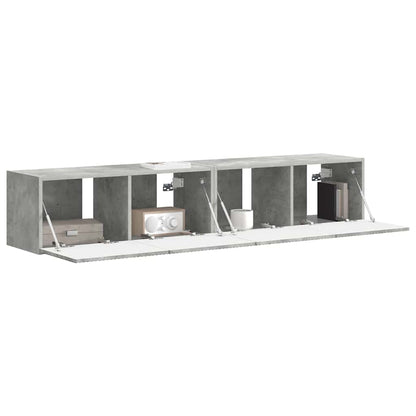 vidaXL TV Wall Cabinet Wall-mounted 2 pcs Concerte 78.5 x 31 x 29.5 cm
