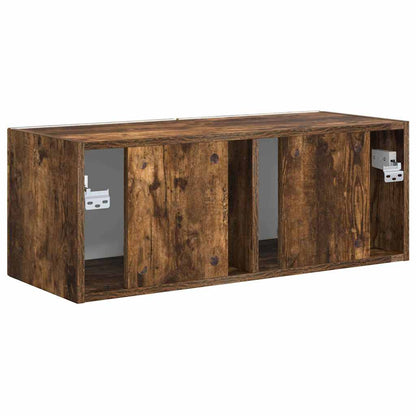 vidaXL TV Wall Cabinet Smoked Oak 78.5 x 31 x 29.5 cm Engineered Wood
