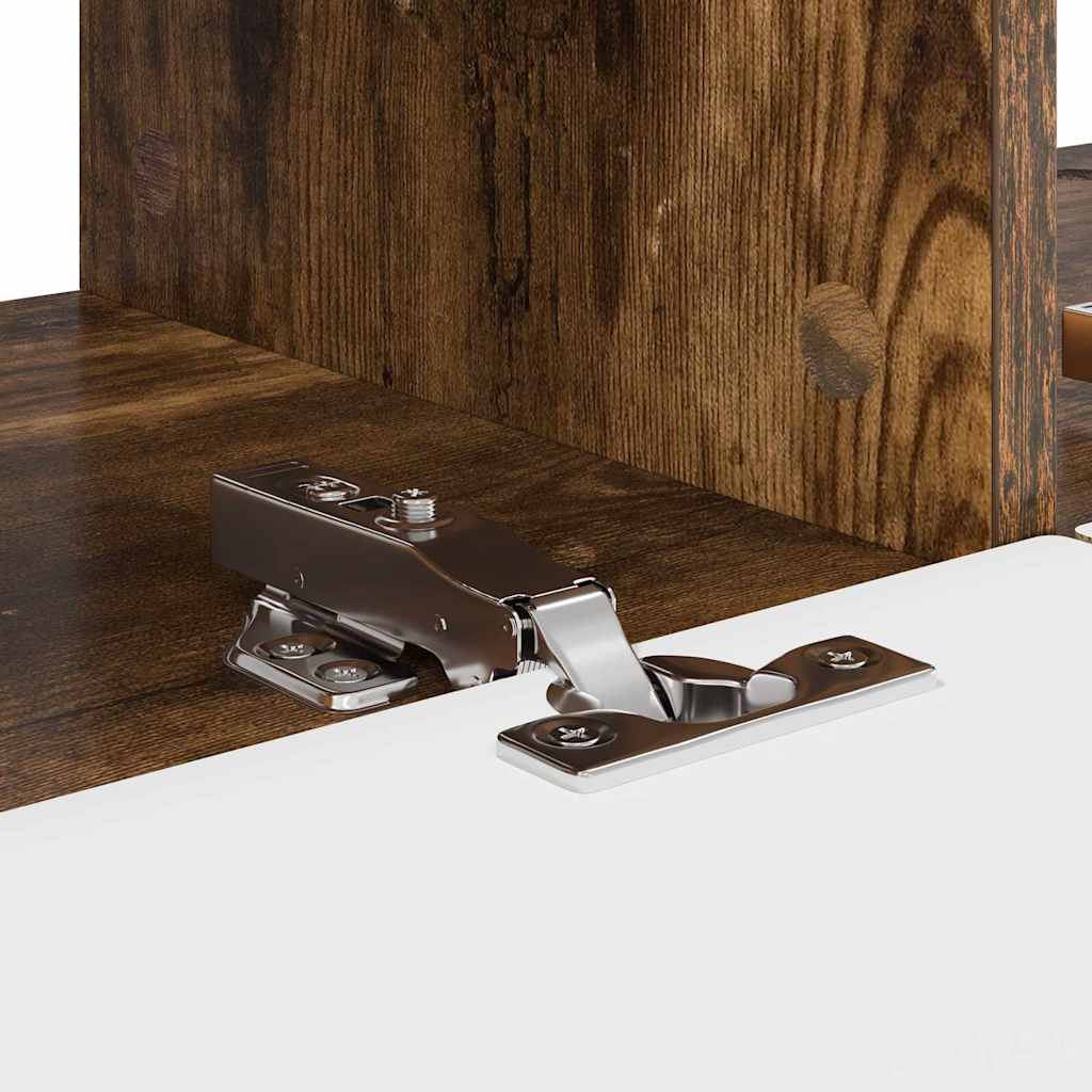 vidaXL TV Wall Cabinet 2 pcs Smoked Oak 78.5 x 31 x 29.5 cm