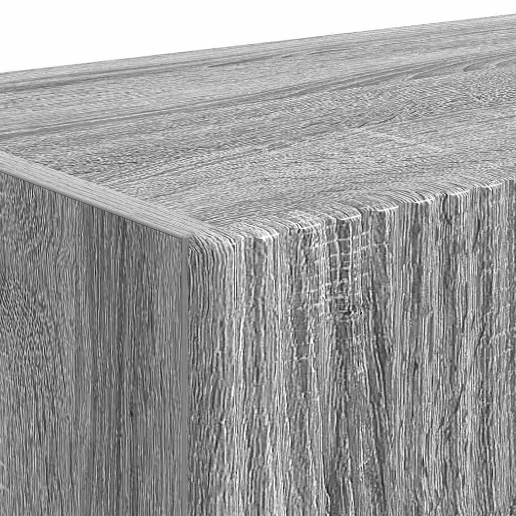 vidaXL TV Wall Cabinet Grey Sonoma 78.5 x 31 x 29.5 cm Engineered Wood