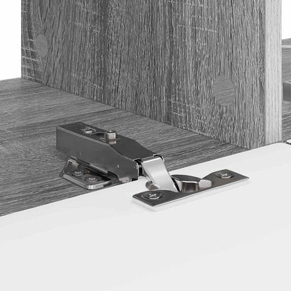 vidaXL TV Wall Cabinet Grey Sonoma 78.5 x 31 x 29.5 cm Engineered Wood