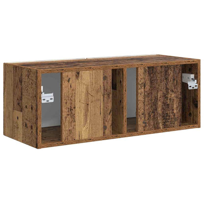 vidaXL TV Wall Cabinet Old Wood 78.5 x 31 x 29.5 cm Engineered Wood