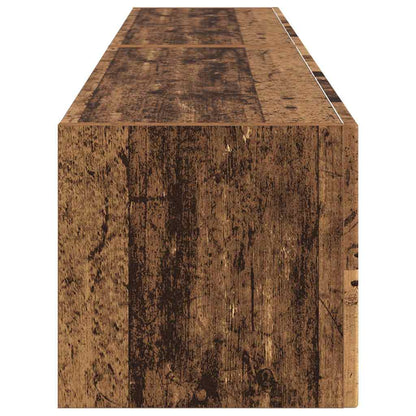 vidaXL TV Wall Cabinet Wall-mounted 2 pcs Old Wood 78.5 x 31 x 29.5 cm