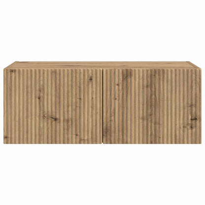 vidaXL TV Wall Cabinet 78.5 x 31 x 29.5 cm Artisian Oak