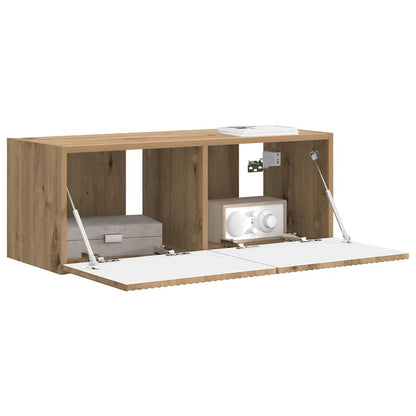 vidaXL TV Wall Cabinet 78.5 x 31 x 29.5 cm Artisian Oak
