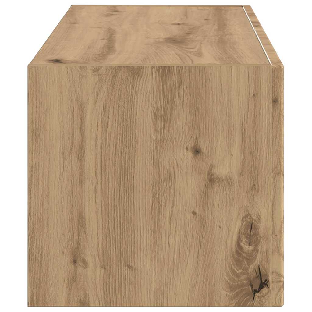 vidaXL TV Wall Cabinet 78.5 x 31 x 29.5 cm Artisian Oak