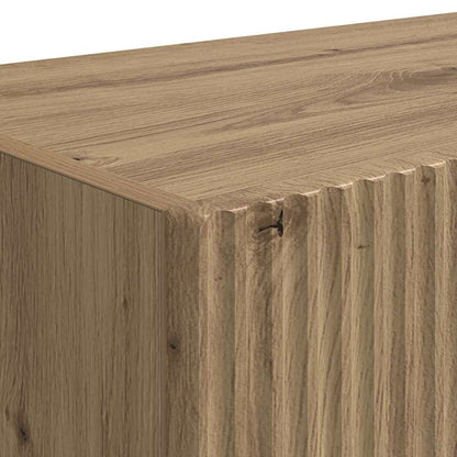 vidaXL TV Wall Cabinet 2 pcs Artisian Oak Engineered Wood