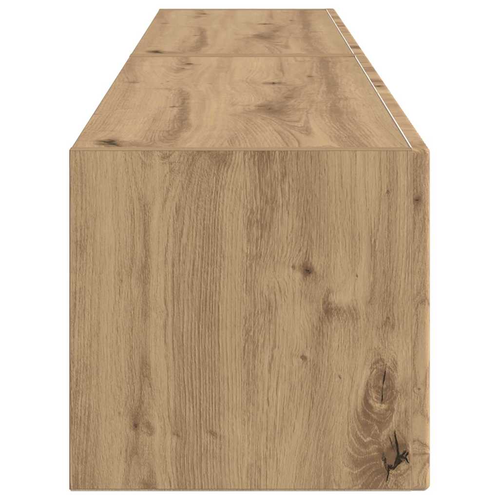 vidaXL TV Wall Cabinet 2 pcs Artisian Oak Engineered Wood