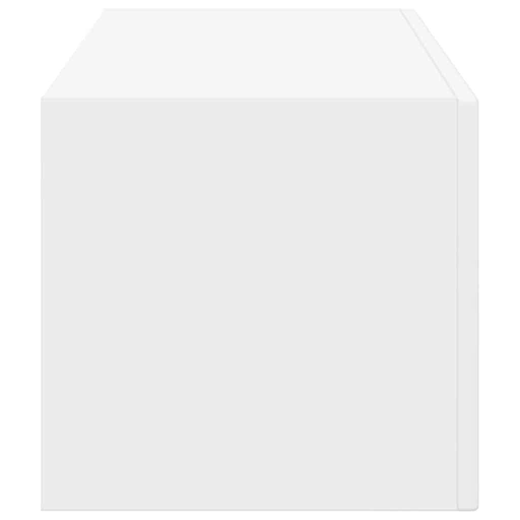 vidaXL TV Wall Cabinet 98 x 31 x 29.5 cm White Engineered Wood
