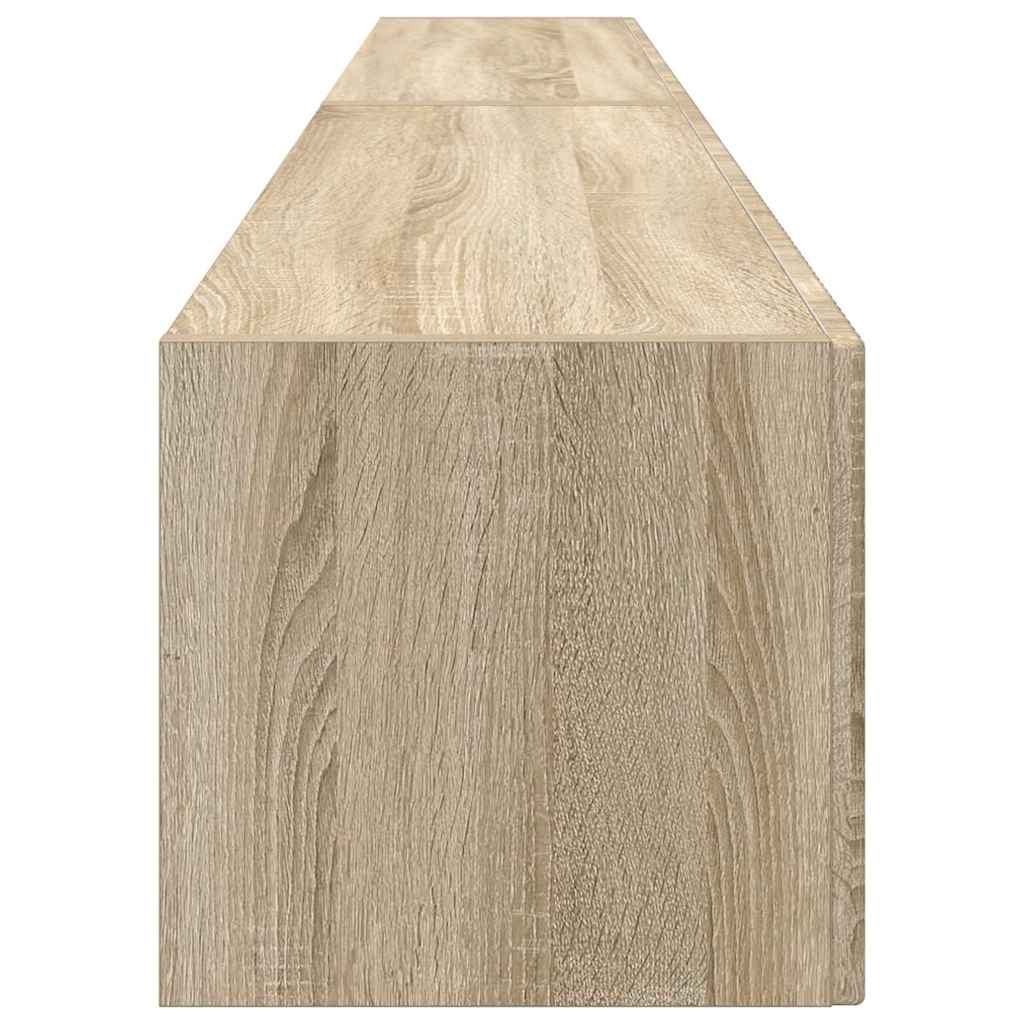 vidaXL TV Wall Cabinet 2 pcs Sonoma Engineered Wood